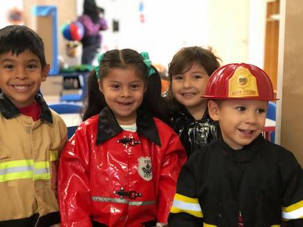 Happy children having fun at Adventure Academy