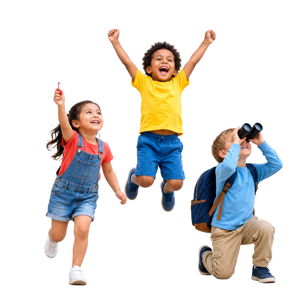 Children on an adventure at Adventure Academy